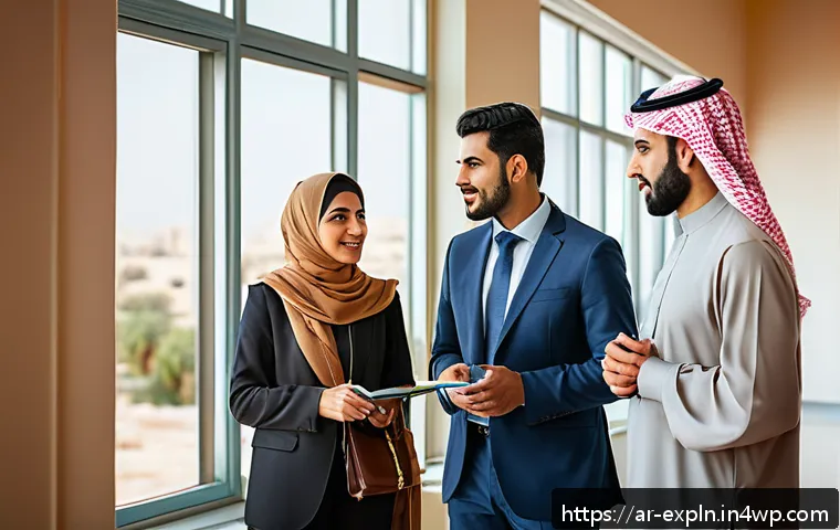 유추를 통한 의사결정 개선 사례 - A professional Arab business meeting scene in a modern office setting, showing diverse Middle Easter...